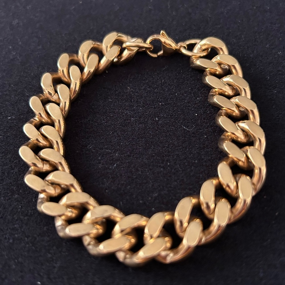 Brand New, Gorgeous, Thick Heavyweight Cuban Links Bracelet